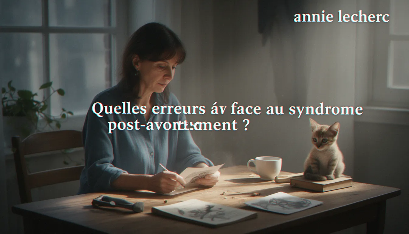 Quelles erreurs éviter face au syndrome post-avortement ? — annie leclerc