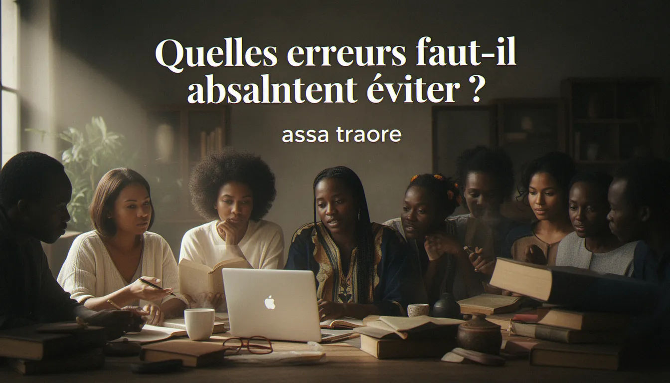 Quelles erreurs faut-il absolument éviter ? — assa traoré